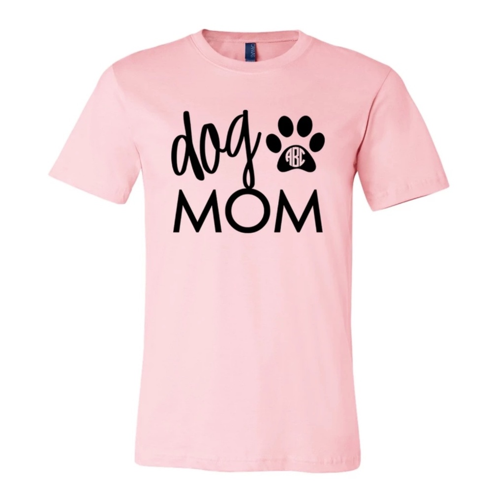 Dog Mom Shirt Small Pink
